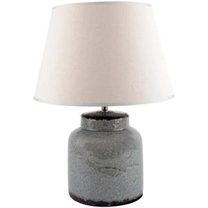 Grand Illusions Ceramic Lamp Milos with Cream Shade